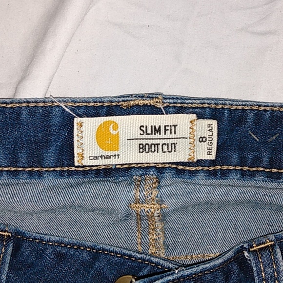 Carhartt women's Slim fit Bootcut jeans - Picture 3 of 5